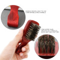 Brosse à barbe en bois de soies de marque FQ avec kit de poignée